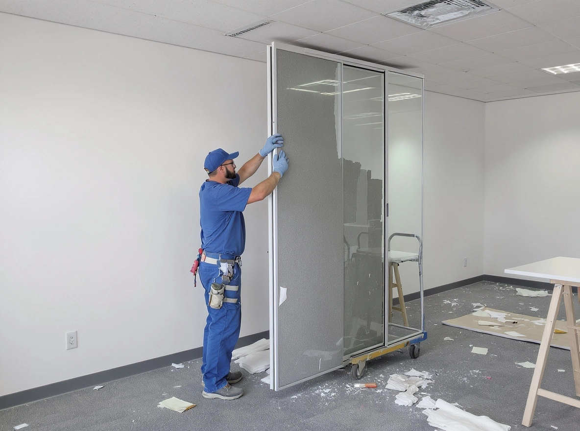 Демонтаж перегородок в офисах